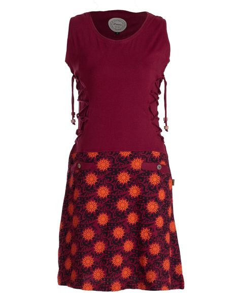 Vishes Minikleid Damen Sommerkleid armlos-es Blumen-Kleid günstig online kaufen