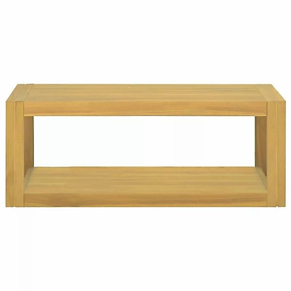 vidaXL Wand-Badregal 90x45x35 cm Massivholz Teak günstig online kaufen