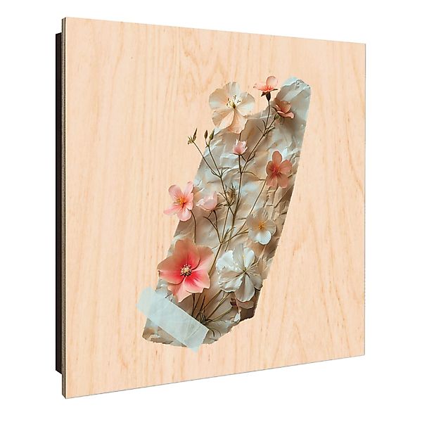 Banjado Großer Schlüsselkasten Holz 30x30cm Schwarz Scharnier Links 50 Hake günstig online kaufen