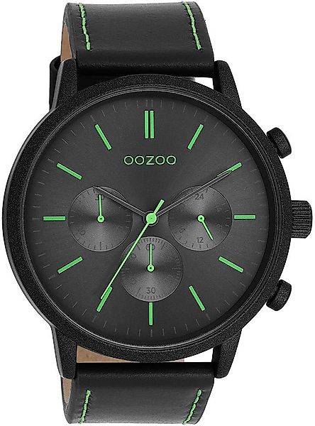 OOZOO Quarzuhr C11208, Armbanduhr, Herrenuhr, Lederarmband, günstig online kaufen