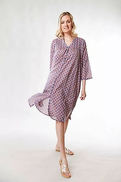 Zen Ethic Blusenkleid Angela mit allover Print, Mit Biese am Brustbereich günstig online kaufen
