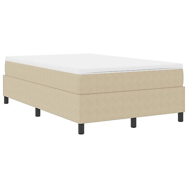 vidaXL Bett Boxspringbett Hellgrün Grau Cordstoff günstig online kaufen