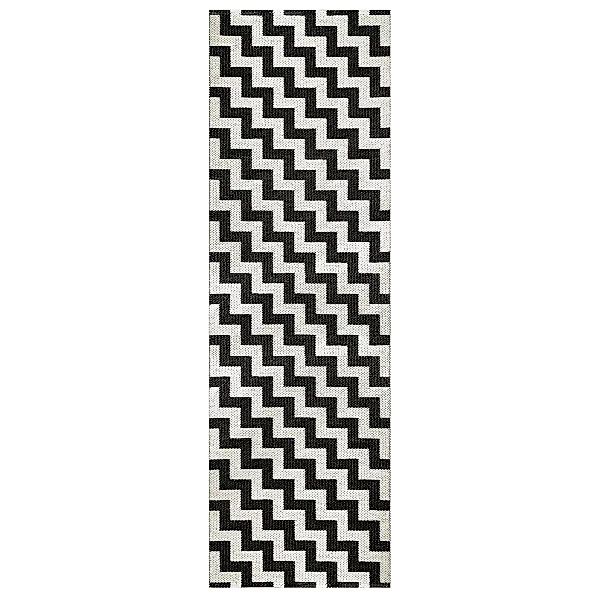 Gunnel schwarzer Teppich 70 x 300 cm günstig online kaufen