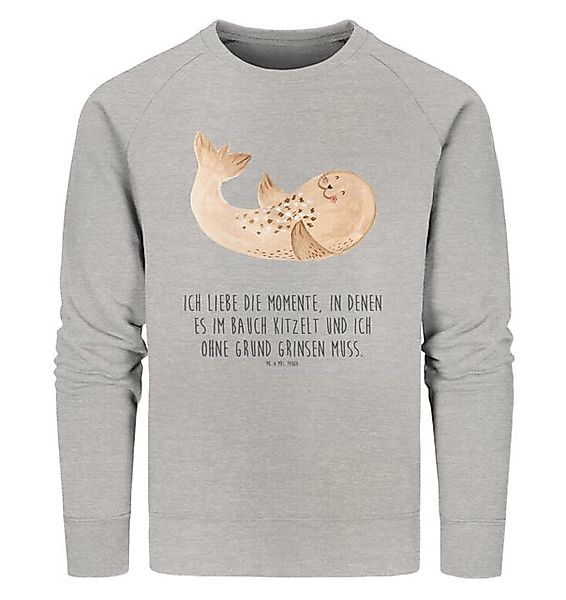 Mr. & Mrs. Panda Longpullover Robbe Liegen Größe S - Heather Grey - Geschen günstig online kaufen