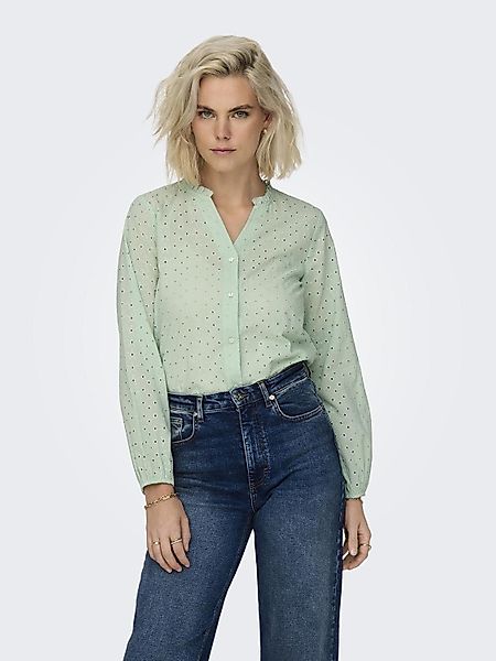 ONLY Spitzenbluse ONLALFIE NICE EMB LS günstig online kaufen