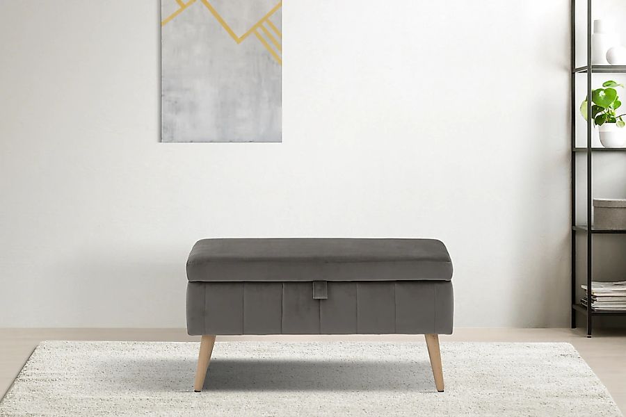 INOSIGN Truhenbank "AMIRA Sitzbank mit Stauraum, Maße B/T/H: 81/36/43 cm", günstig online kaufen