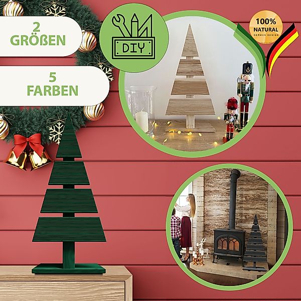 be4nature Weihnachtsfigur Tannenbaum Weihnachtsbaum Weihnachtsdeko Holztann günstig online kaufen