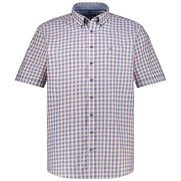 CASA MODA Kariertes Freizeithemd Farbe orange Größe: 6XL günstig online kaufen