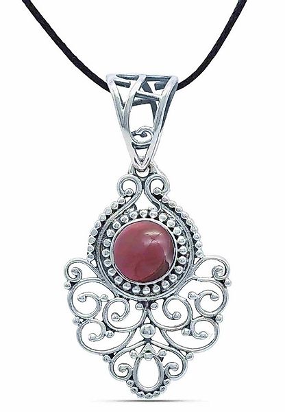 mantraroma Kettenanhänger DALIRI aus 925 Silber mit Granat (Kettenanhänger günstig online kaufen