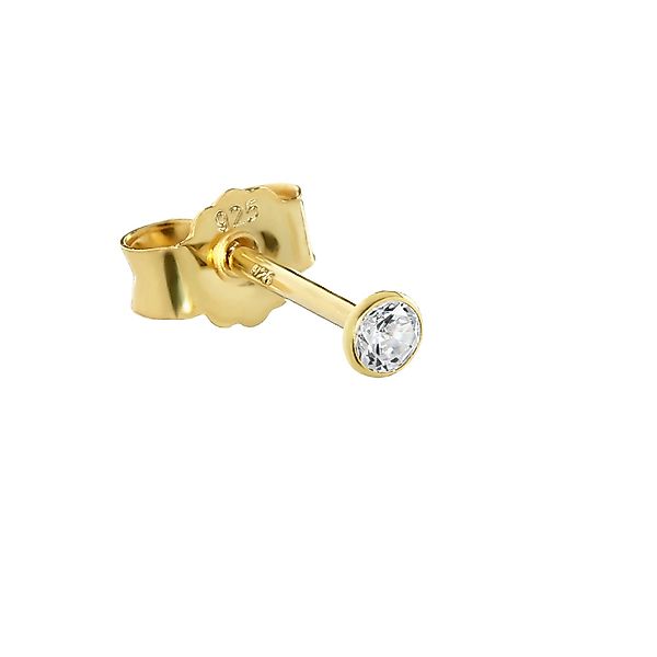 NKlaus Single-Ohrstecker Einzel 2,3mm Ohrstecker 925 günstig online kaufen