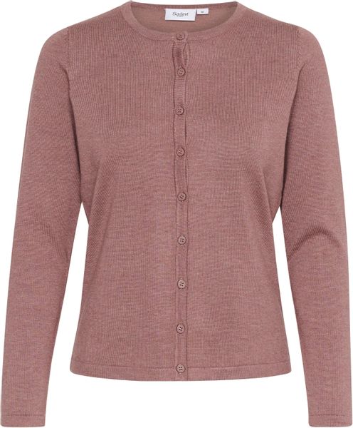 Saint Tropez Strickjacke A8661, MilaSZ R-Neck günstig online kaufen