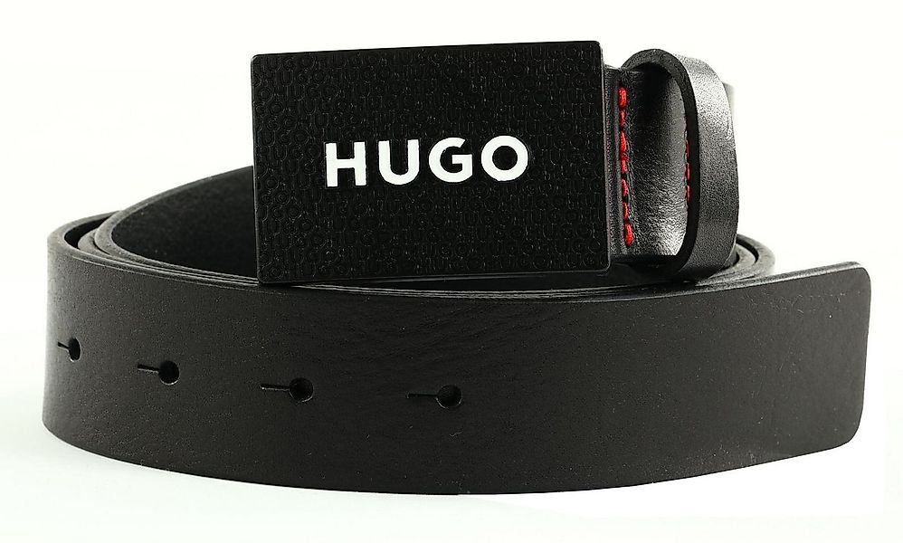 HUGO Ledergürtel Gilao Sz35 Leather Belt aus echtem Rindsleder günstig online kaufen