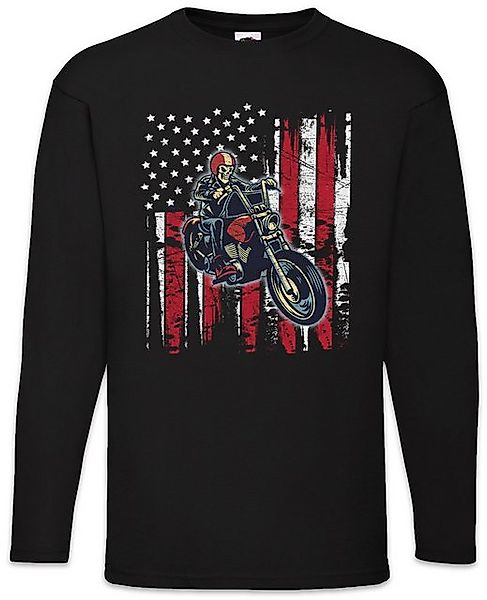 Urban Backwoods Langarmshirt Skeleton Biker Langarm T-Shirt Biker Club MC R günstig online kaufen