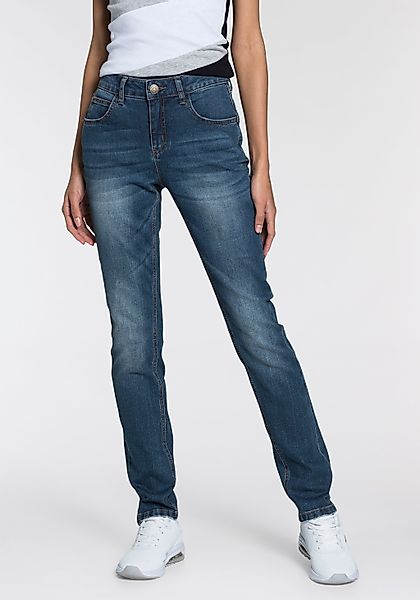 KangaROOS Relax-fit-Jeans "RELAX-FIT HIGH WAIST", knöchelfreie Schnittform, günstig online kaufen