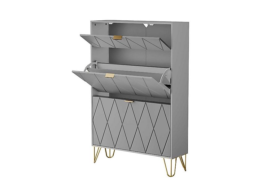 UEV Schuhschrank mit 2 Klappen Schuhregal Schukipper (Schmal Schrank. Schuh günstig online kaufen