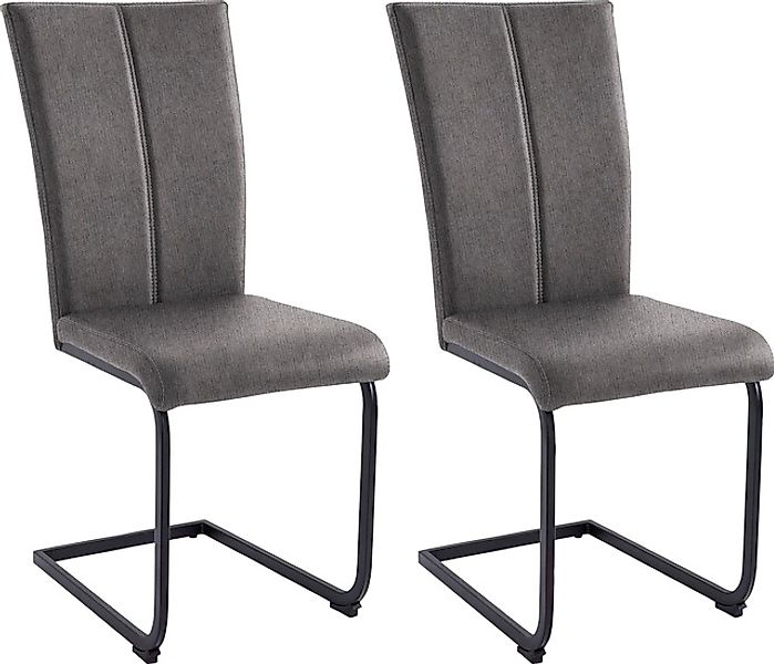 Home affaire Freischwinger »Nils«, (Set), 2 St., Strukturstoff-Struktur gro günstig online kaufen