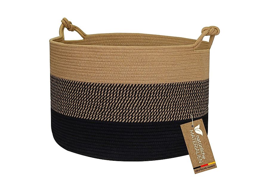 HMF Aufbewahrungskorb Aufbewahrungskorb mit Glücksknoten-Griffen, großer Ko günstig online kaufen