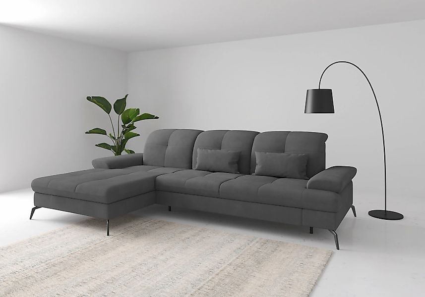sit&more Ecksofa "Amica, L-Form, inkl. Sitztiefenverstellung & Armteilverst günstig online kaufen