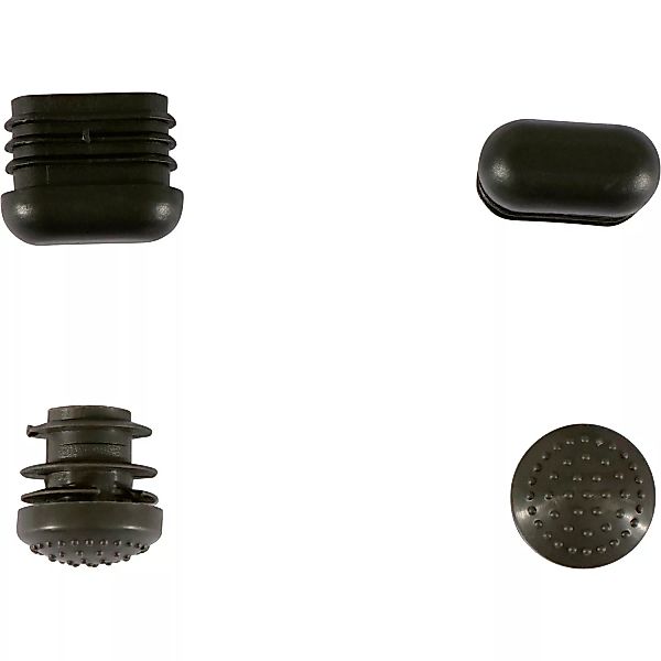 Fußkappen für CMI Streckmetall-Stapelstuhl 4 Stück günstig online kaufen