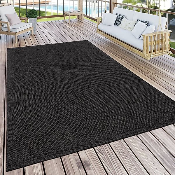 Paco Home Teppich "Timber 125" rechteckig 4 mm Höhe Flachgewebe, Sisal Opti günstig online kaufen