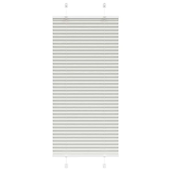 vidaXL Plissee Hellgrau 55x150 cm Stoffbreite 54,4 cm Polyester 4015338 günstig online kaufen