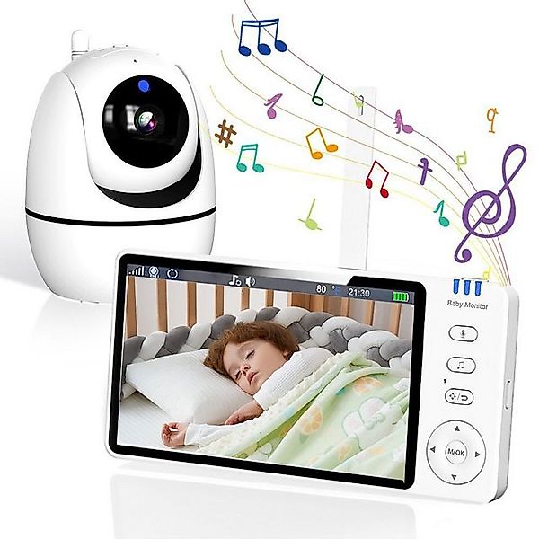 RWEUOQ Babyphone Baby Monitor, Video-Babyphone mit Kamera und Audio, 1280*7 günstig online kaufen