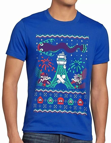 style3 Print-Shirt Herren T-Shirt Splash Christmas Sweater switch ugly pull günstig online kaufen