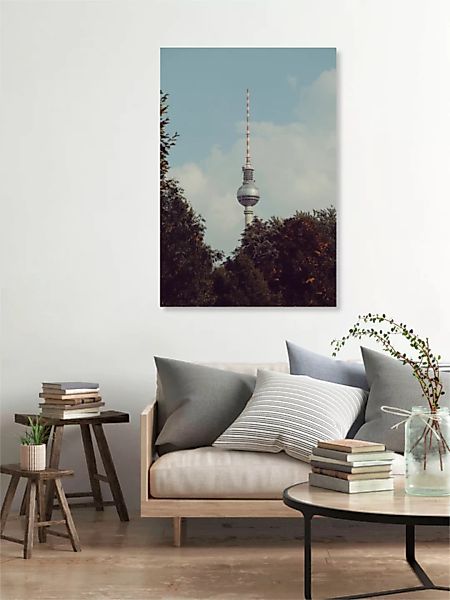 Poster / Leinwandbild - Fernsehturm - Berlin günstig online kaufen