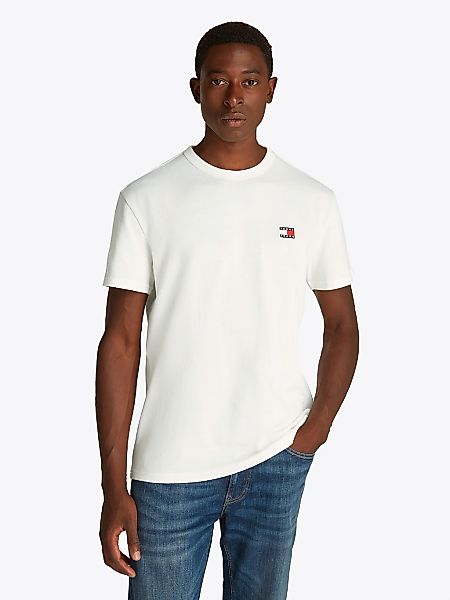 Tommy Jeans T-Shirt "TJM REG BADGE TEE EXT" mit Logostickerei günstig online kaufen