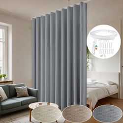 Sunicol Gardine Lichtundurchlässige Vorhänge mit Kräuselband günstig online kaufen