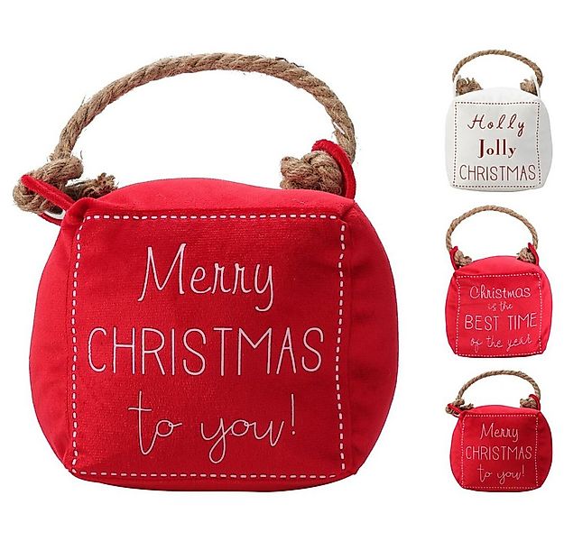 Progarden Weihnachtsfigur Türstopper - mit Christmas Schriftzug - ca. 13 x günstig online kaufen