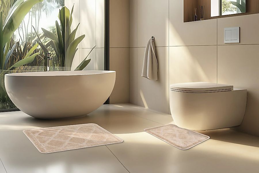 Kayoom Badematte "Badematte Lagoon 225" Kurzflor günstig online kaufen