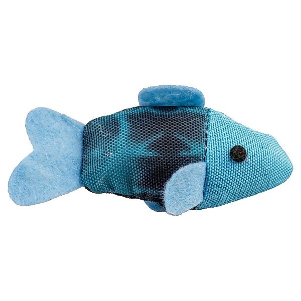 DUVO+ Tierkuscheltier Katzenspielzeug Flash Fische blau/grün günstig online kaufen