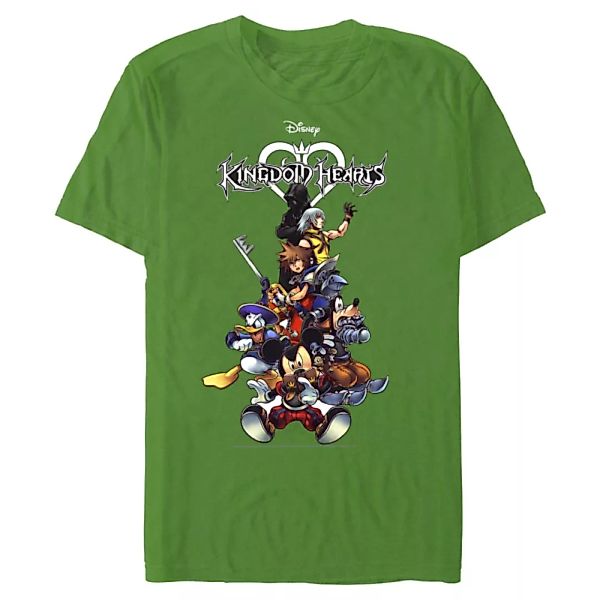 Disney - Kingdom Hearts - Gruppe Group With Logo - Männer T-Shirt günstig online kaufen