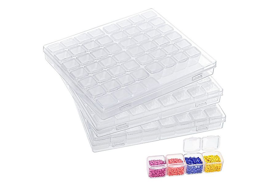 Kurtzy Aufbewahrungsbox 3er Pack Aufbewahrungsboxen für Diamond Painting (3 günstig online kaufen