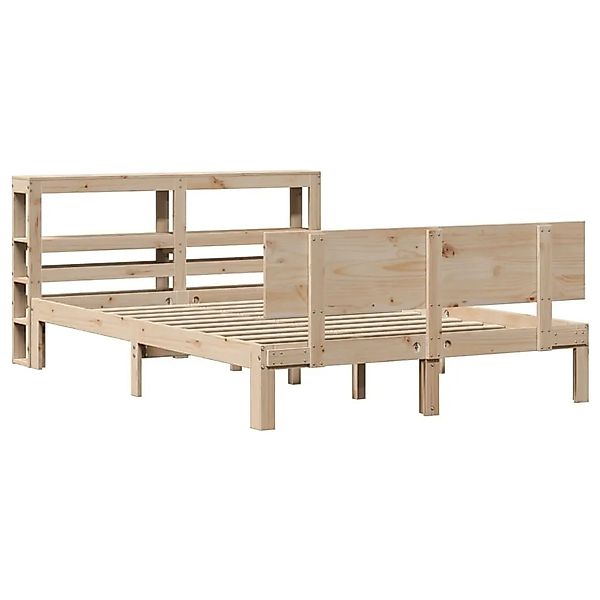 vidaXL Bettgestell mit Kopfteil Ohne Matratze 120x190 cm 3306074 günstig online kaufen