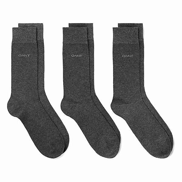 GANT Herren Socken 3er Pack - Soft Cotton Socks, Strümpfe, einfarbig günstig online kaufen