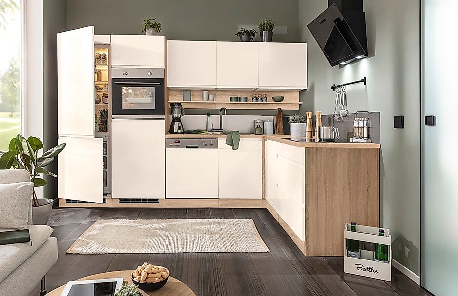 KOCHSTATION Winkelküche KS-Virginia, Stellbreite 290/190 cm günstig online kaufen