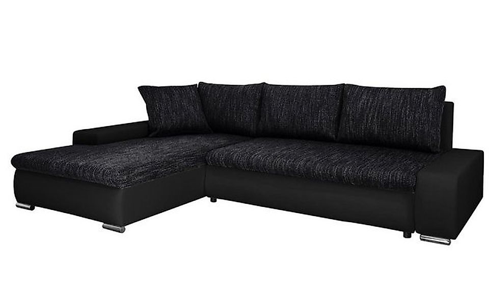 Beautysofa Polsterecke mit Schlaffunktion Teo L, L-Form Ecke Sofa Relaxcouc günstig online kaufen