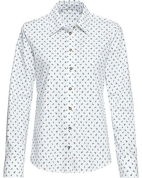 Luis Steindl Hemdbluse Bluse mit Hirschen günstig online kaufen