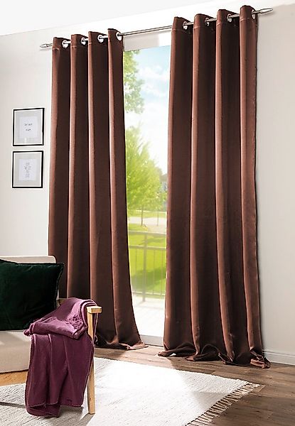 DecoHome24 Gardine Brillant, Ösen (1 St), günstig online kaufen