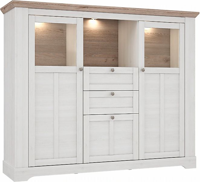 FORTE Highboard "Iloppa", Höhe ca. 136 cm günstig online kaufen