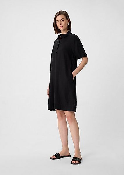 comma casual identity Minikleid Ausgestelltes Kleid aus Leinenmix mit Hemdk günstig online kaufen