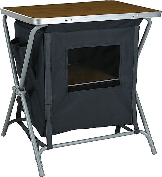 Koopman Gartentisch Campingtisch Campingschrank 64x60x45 cm Aluminium Faltb günstig online kaufen