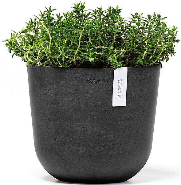 ECOPOTS Blumentopf Oslo Mini 19 Dunkelgrau, für den Innenbereich günstig online kaufen
