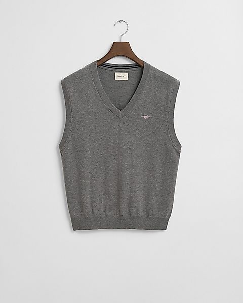 Gant Pullunder CLASSIC COTTON VEST V-Ausschnitt, günstig online kaufen