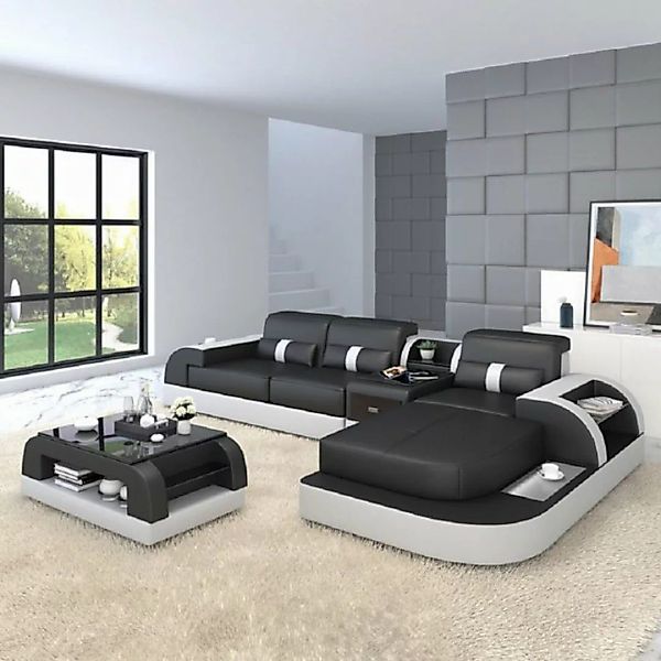 JVmoebel Ecksofa Ecksofa L Form Wohnlandschaft Sofa Couch Polster Ecke, Mad günstig online kaufen