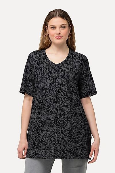 Ulla Popken T-Shirt T-Shirt Punkte A-Linie günstig online kaufen