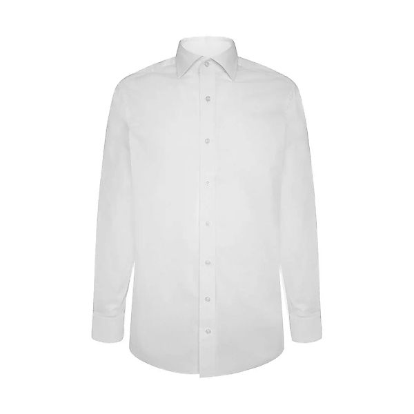 Hackett Stretch Pop Bc Langarm Hemd M White günstig online kaufen