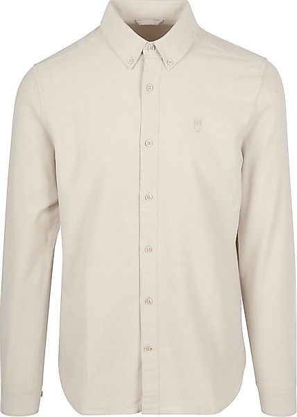 WissenBaumwolle Apparel Hemd Oxford Beige - Größe XL günstig online kaufen